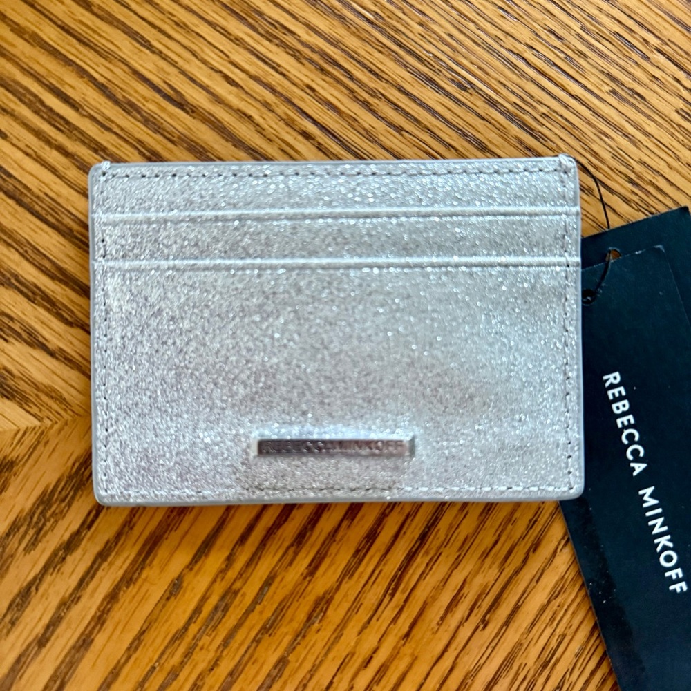 REBECCA MINKOFF Card Case - Silver Metallic - Picture 2 of 10